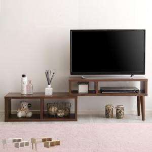 テレビ台 幅75〜135cm Nouvellvie 伸縮 木目調 コンパクト オープンデッキ コーナー （ テレビボード ラック ノベルビ ）
