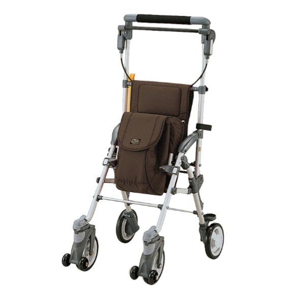 シルバーカー キャリースルーンN 軽量 コンパクト おしゃれ （ カート 歩行器 歩行車 折りたたみ...