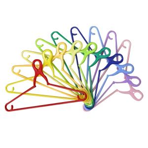 サワフジ 洗濯ハンガー クリップハンガー カラフル バッチリハンガー