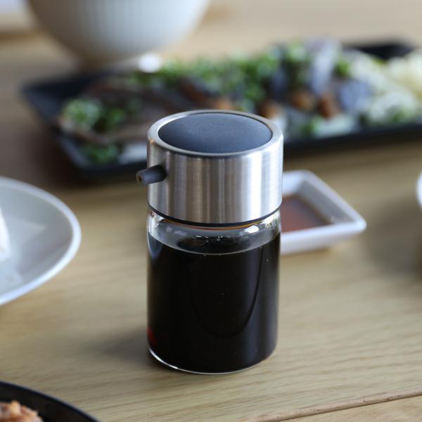 醤油さし 80ml atomico 食洗機対応 耐熱ガラス製 （ アトミコ 醤油入れ しょうゆ差し ...