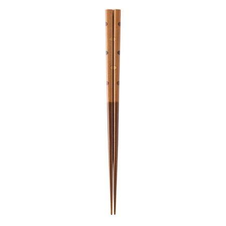 箸 23cm 水玉 組木箸 木製 （ お箸 はし おはし ハシ カトラリー ）