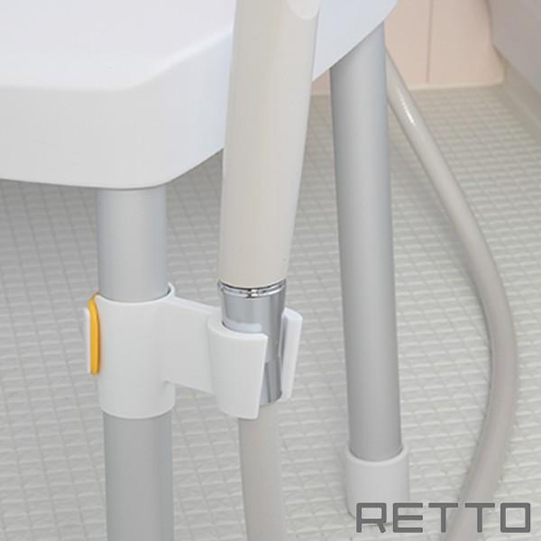 シャワーハンガー RETTO レット― シャワーフック （ シャワーヘッドフック ホルダー 風呂いす...