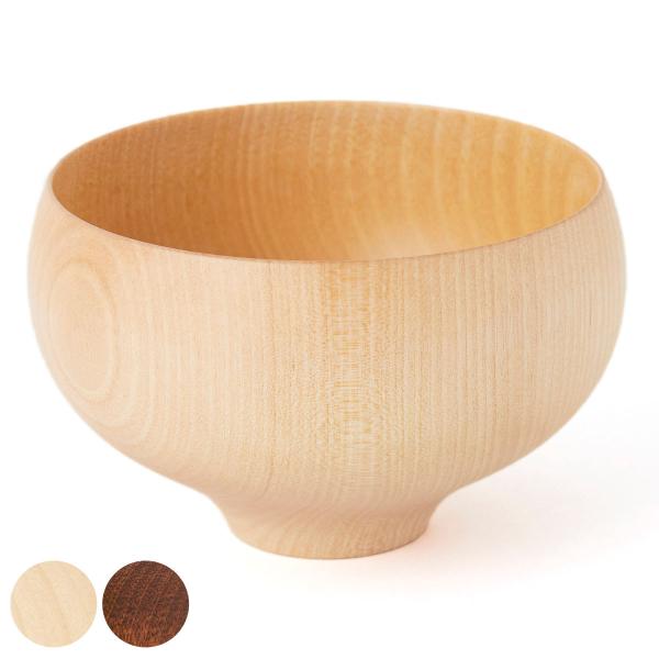 汁椀 B.C. 水目桜 TSUBO （ 食洗機対応 350ml 木製 天然木 日本製 茶碗 お椀 ス...