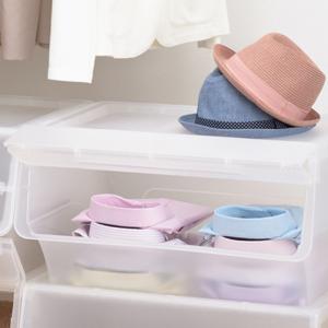 収納ボックス 前開き フロックワイド30 深型 幅57 奥行46 高さ31cm 人気激安 プラスチック 4段階ストッパー 収納 収納ケース おもちゃ 箱