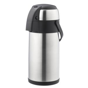 ポット エコロア ステンレスエアーポット3.0L （ 魔法瓶 保温 保冷 エアーポット 卓上ポット コードレス 持ち運び 大容量 ）