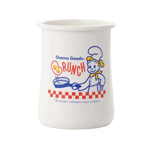 カトラリー入れ OSAMU GOODS ブランチ ホーロー カトラリースタンド （ カトラリー立て ...