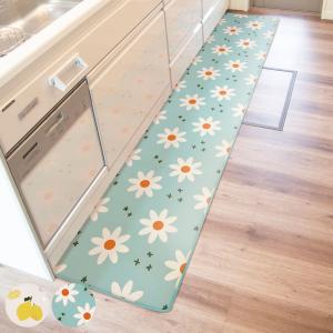 キッチンマット レトロフィール 撥水加工付き イ...の商品画像