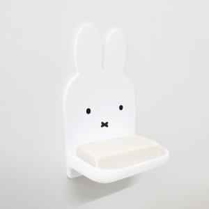 バス収納 マグネット バストレイ miffy ミッフィー （ トレイ 磁石 ソープディッシュ 石けん皿 小物収納 壁面収納 浮かせる収納 お風呂 キッチン ）