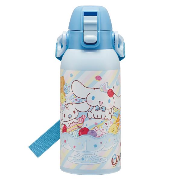 水筒 600ml ダイレクトボトル シナモロール ファンシー （ 保冷 直飲み ステンレスボトル ワ...