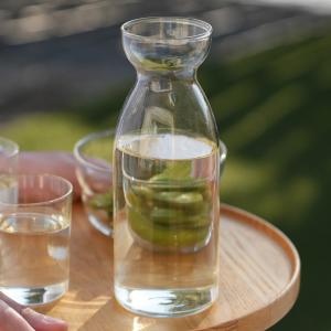 HARIO ハリオ 耐熱ガラス 徳利 スリム 2合 （ 360ml 食洗機対応 電子レンジ対応 耐熱 ガラス 日本製 銚子 酒器 お酒 酒 ）｜インテリアパレットヤフー店