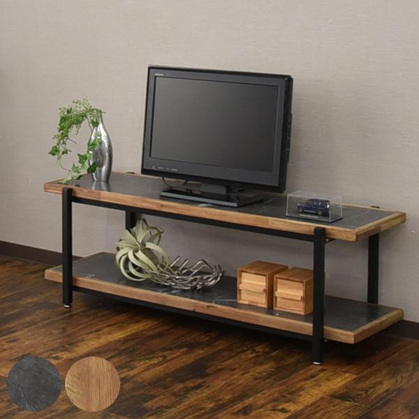 テレビ台 ローボード 幅120cm 天然木 オープンラック 収納棚 （ TV台 棚 ラック ディスプ...