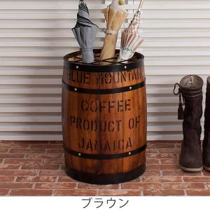 傘立て アンブレラスタンド コーヒー樽 ヒノキ...の詳細画像3