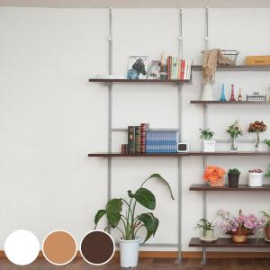 突っ張り ラック 幅90cm 棚板2段付き ( ...の商品画像