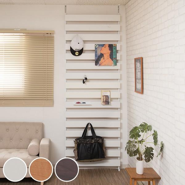 突っ張り 立体ラダーラック 幅80cm ハイタイプ 収納 日本製 （ ラック 壁面収納 つっぱり ラ...