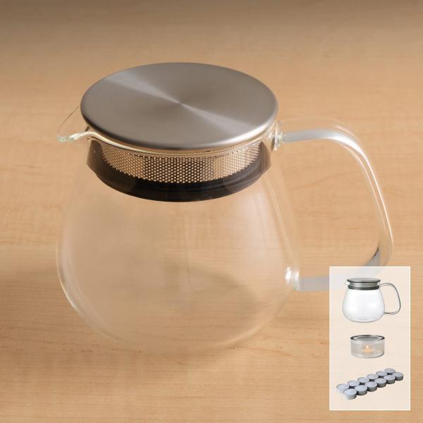 KINTO キントー UNITEA ポット 460ml ウォーマーセット （ ワンタッチティーポット...