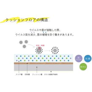 クッションフロア ラグ シート マット 幅45...の詳細画像5