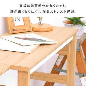 デスク パソコンデスク 机 学習机 勉強机 幅...の詳細画像4