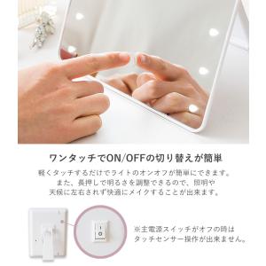鏡 ミラー 女優ミラー 卓上ミラー 卓上鏡 L...の詳細画像4