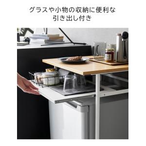 引き出し付き 冷蔵庫上 ラック 45L用 タワ...の詳細画像5