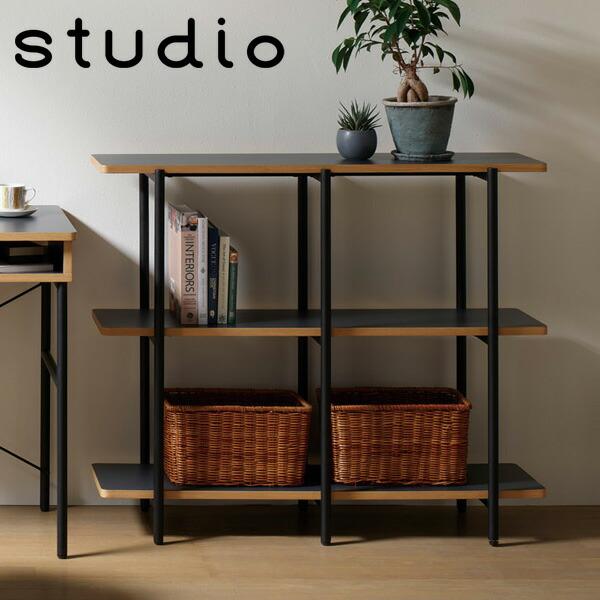 オープンラック 棚 3段 ラック 幅100 奥行30 高さ85 フリーラック スリム おしゃれ シェ...