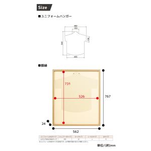 ランキング1位獲得 ユニフォーム 額縁 ハンガ...の詳細画像5