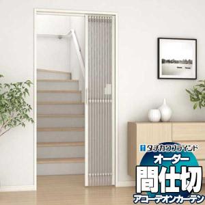 タチカワブラインド 間仕切 アコーデオンカーテン AC8103 節電 防炎 幅