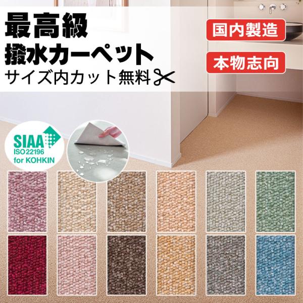 撥水 カーペット 高級 通販 人にも環境にもやさしい カット無料 離島外 送料無料 アスワン アスシ...