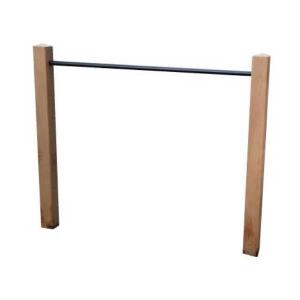 遊具 鉄棒シャフト 径25 支柱間1800用 ザグリ加工 AK23526 ステンレス