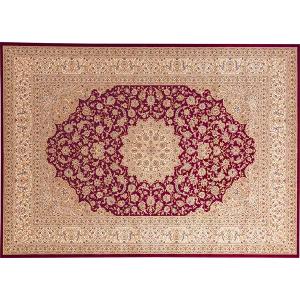 【送料無料】ラグ マット GLOBE IMPORT CARPET COLLECTION ダイヤモンド 7263/300 レッド 240x340