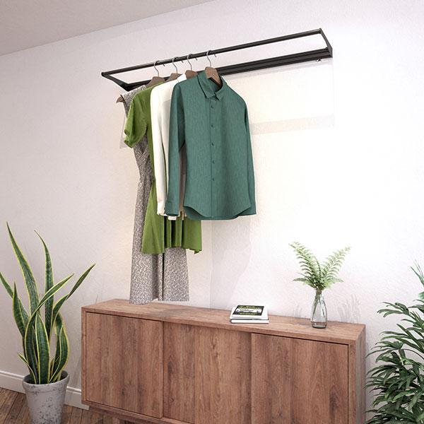 マルチハンガー フリーハング ランドリールーム リビング おしゃれ type1【壁付け】幅(40cm...