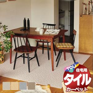 タイルカーペット 吸着 洗える 床暖 遮音 防ダ...の商品画像
