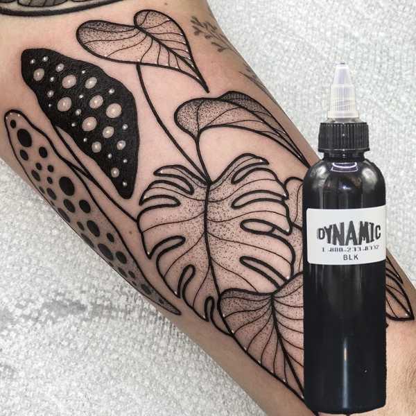タトゥー メイクアップ タトゥー用のプロの黒インク顔料