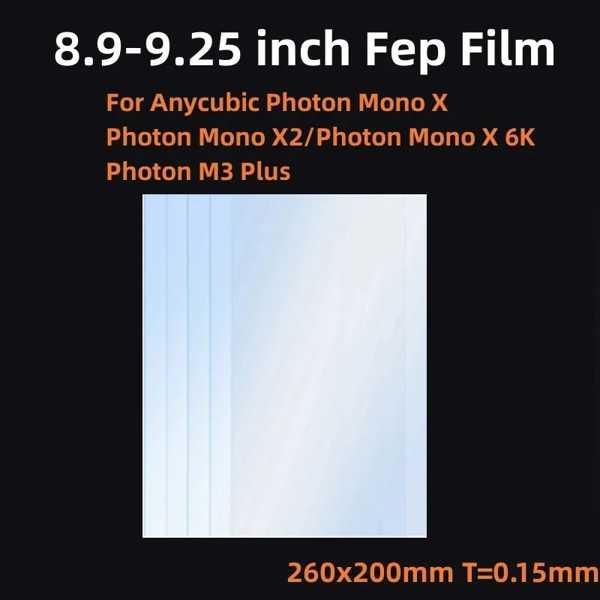 Anybic Photo-3Dプリンター部品 8.9インチ 260x200x0.15mm フォトンモ...