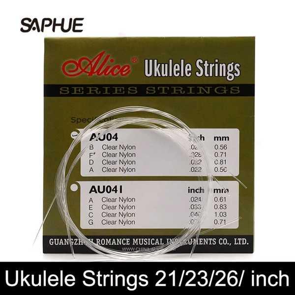 交換部品 ソプラノ ナイロンウクレレ 21 &quot;23&quot; ukulele用アクセサリー 4ピース/セット