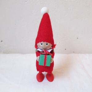 NORDIKA / ノルディカ プレゼントを持った女の子　グリーン　NRD120727ノルディカニッセドール/ノルディカデザイン/人形/妖精/ニッセ/クリスマス/サンタクロー