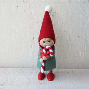 NORDIKA /ノルディカ キャンディケインを持った男の子　Joy to the world　NRD120760　ノルディカニッセドール/ノルディカデザイン/人形/妖精/ニッセ/クリスマス