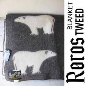 ROROS TWEED / ロロス ツイード ブランケットisbjorn GREY アイス