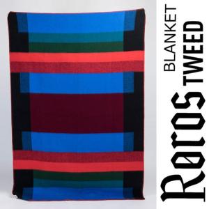ROROS TWEED / ロロス ツイード ブランケットisbjorn BLUE アイス