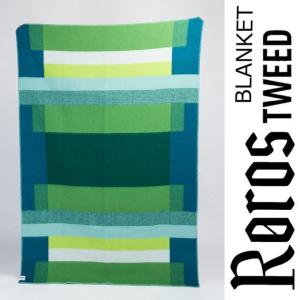 ROROS TWEED / ロロス ツイード ブランケットisbjorn BLUE アイス