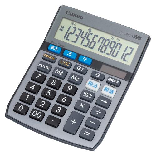 キャノン 電卓 千万単位シリーズ 12桁 LS-122TUG SOB 1個