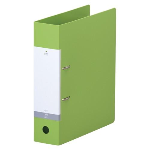 リヒトラブ Ｄリングファイル A4S 黄緑 G2280-6 1冊