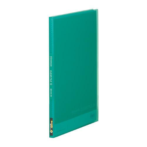 キングジム シンプリーズ クリアーファイル （透明）20Ｐ 緑 186TSP 1冊