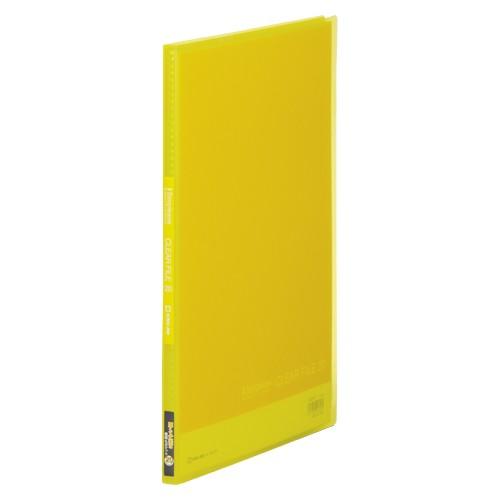 キングジム シンプリーズ クリアーファイル （透明）20Ｐ黄 186TSP 1冊