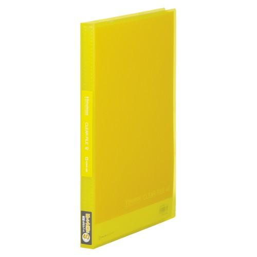 キングジム シンプリーズ クリアーファイル （透明）40Ｐ 黄 186TSPW 1冊