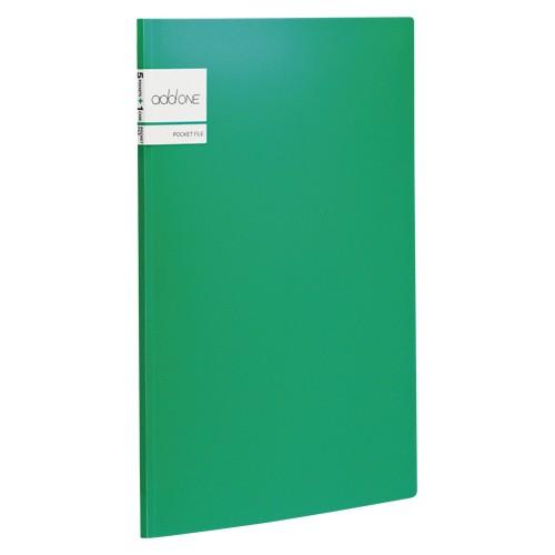 セキセイ アドワンポケットファイルA4 グリーン AD-2645-30 1冊
