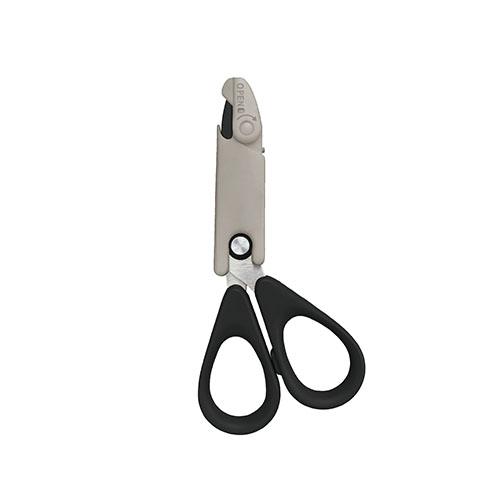 木村刃物 中身を守る 開梱カッターはさみ ブラック CS1-116-B