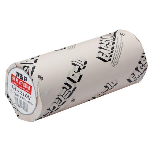 アジア原紙 感熱記録紙（ＦＡＸ用） 超高感度品 A4 A4-210V 1本