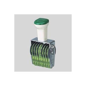 サンビー テクノタッチ 回転印 欧文3号8連 TK-038 1個