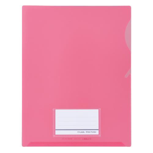セキセイ ワイドフォルダー ピンク CLK-2404-21 1枚