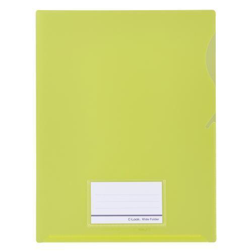 セキセイ ワイドフォルダー イエロー CLK-2404-50 1枚